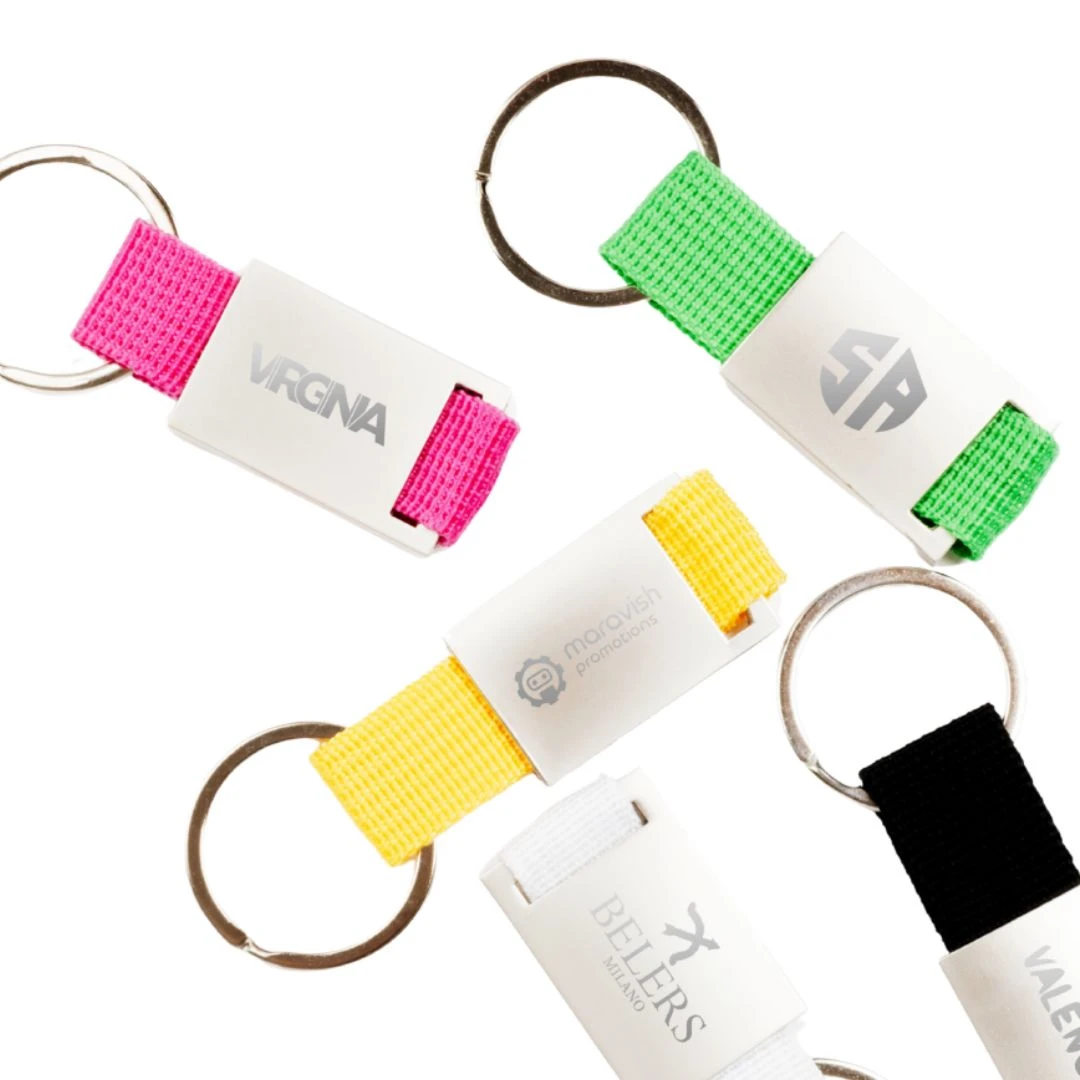 Llaveros personalizados de metal grabado - Vista 2