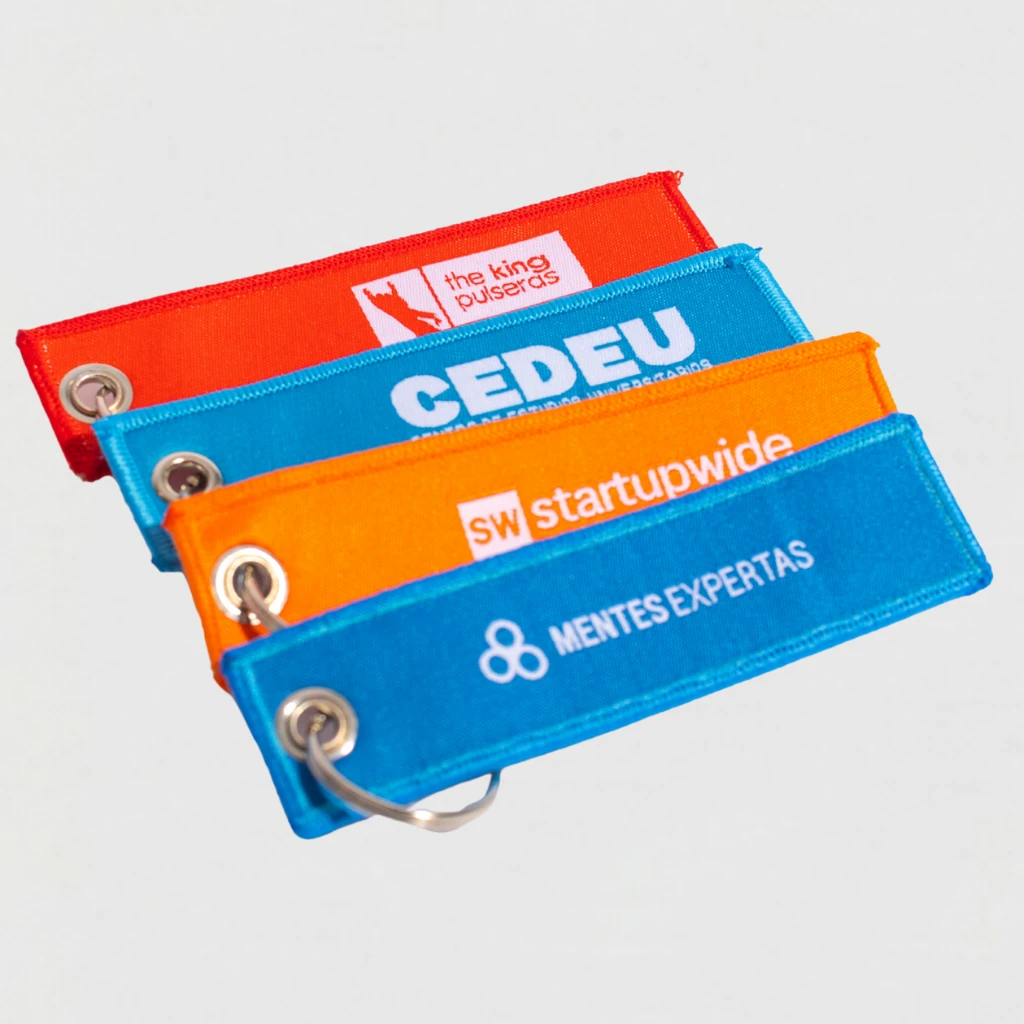 Llaveros personalizados de tela - Vista 2