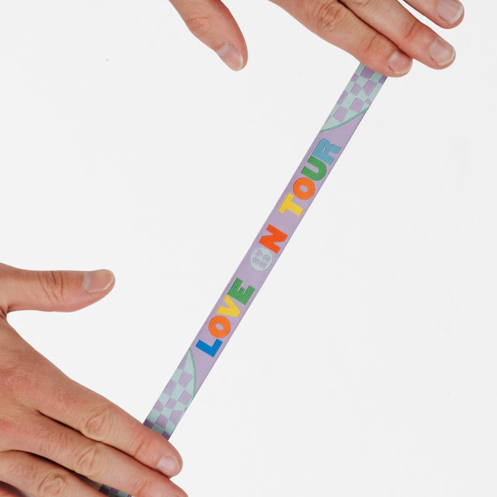 Pulseras de tela bordadas personalizadas baratas - Vista 2