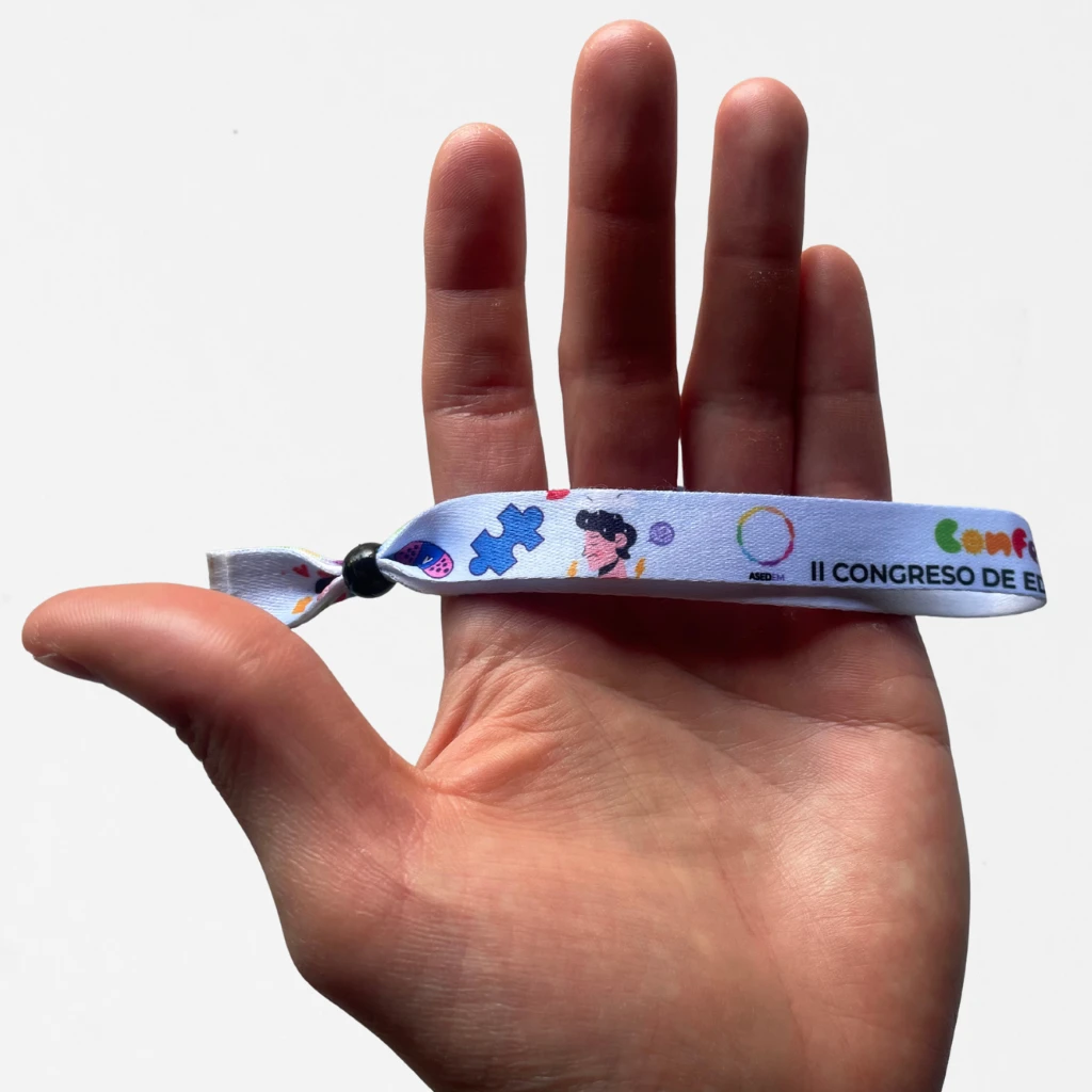 Pulseras de tela sublimadas baratas - Vista 2