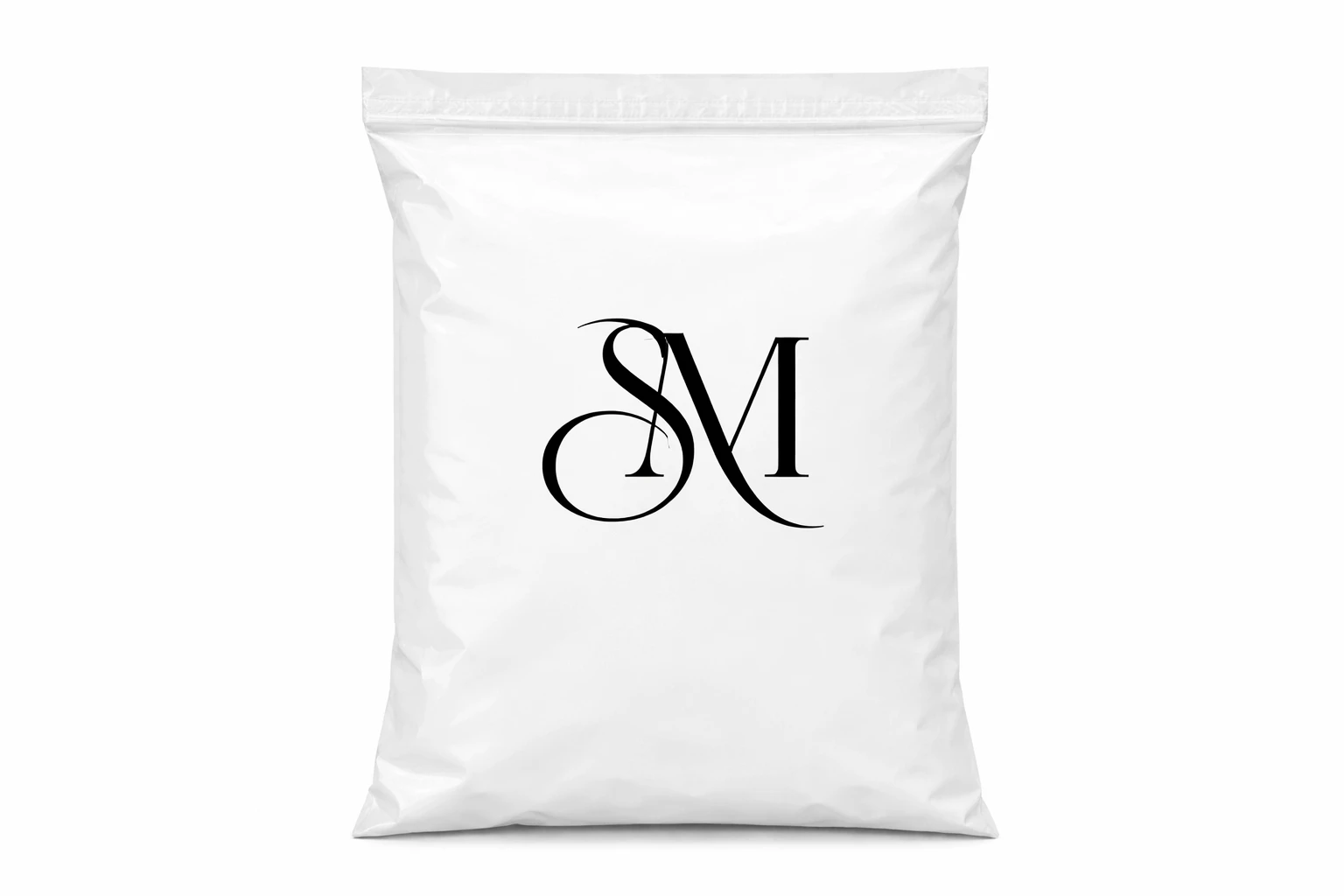 Bolsas de envío personalizadas blanca a 1 cara personalizado con logo - Producto promocional para empresas y eventos
