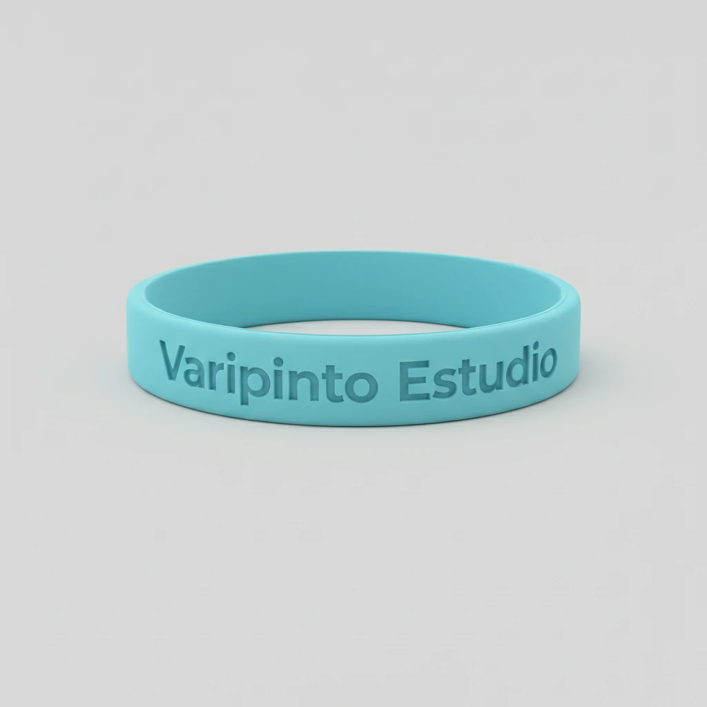 pulseras de silicona personalizadas bajo relieve niños personalizado con logo de empresa - Wyapromo