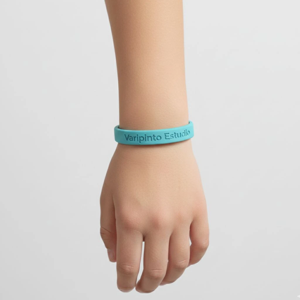 pulseras de silicona personalizadas bajo relieve niños - Vista 2