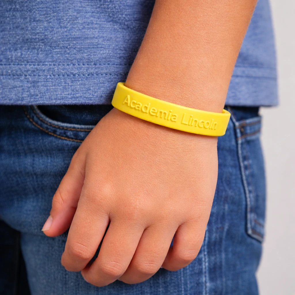 pulseras de silicona personalizadas sobre relieve niños - Vista 2