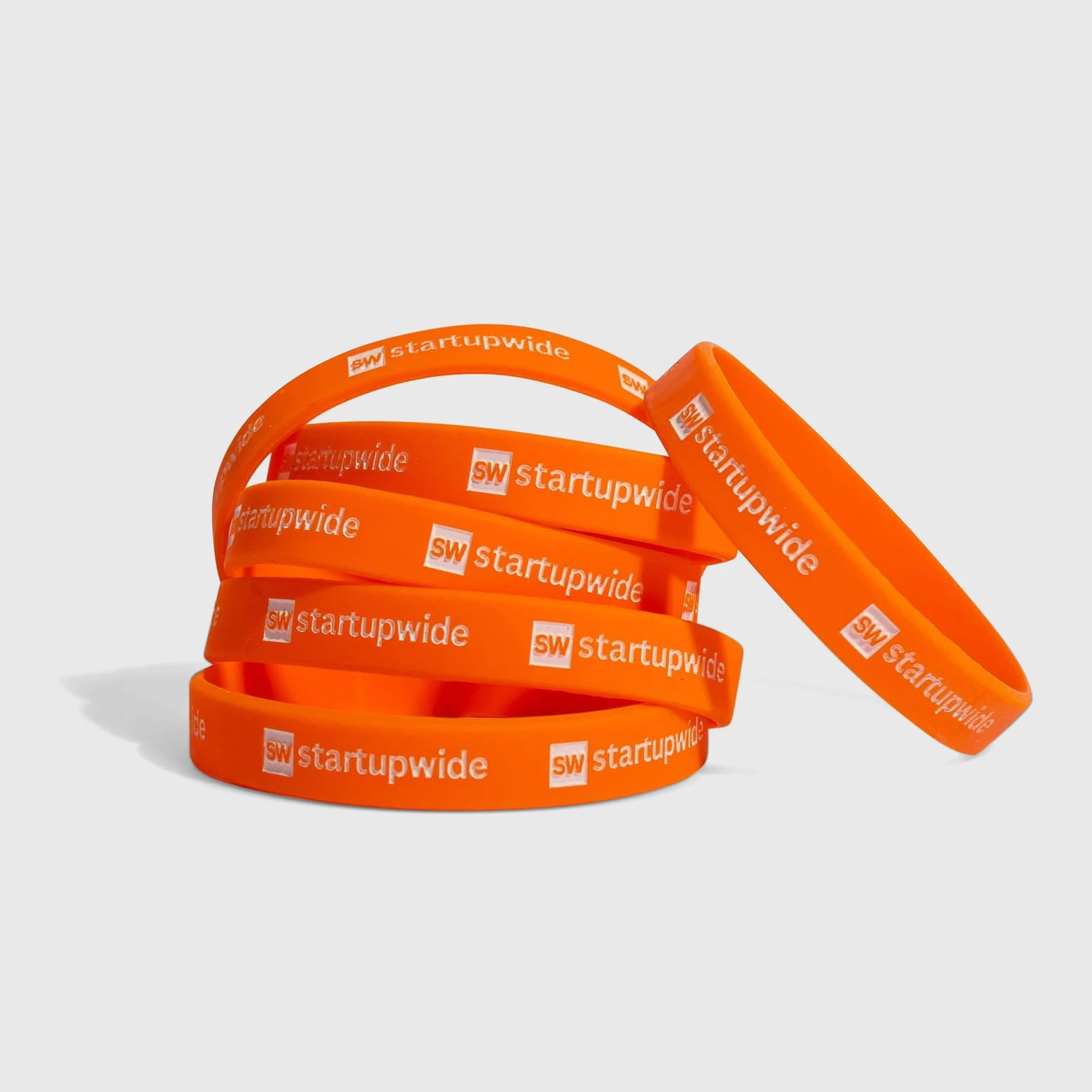 Pulseras de silicona personalizadas bajo relieve con color - Vista 2