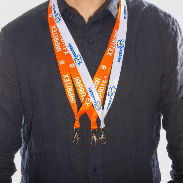 Lanyards personalizados con mosquetón pico de águila - Vista 4
