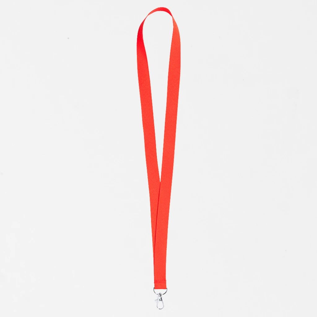 Lanyard sin personalizar con mosquetón, sin pedido mínimo