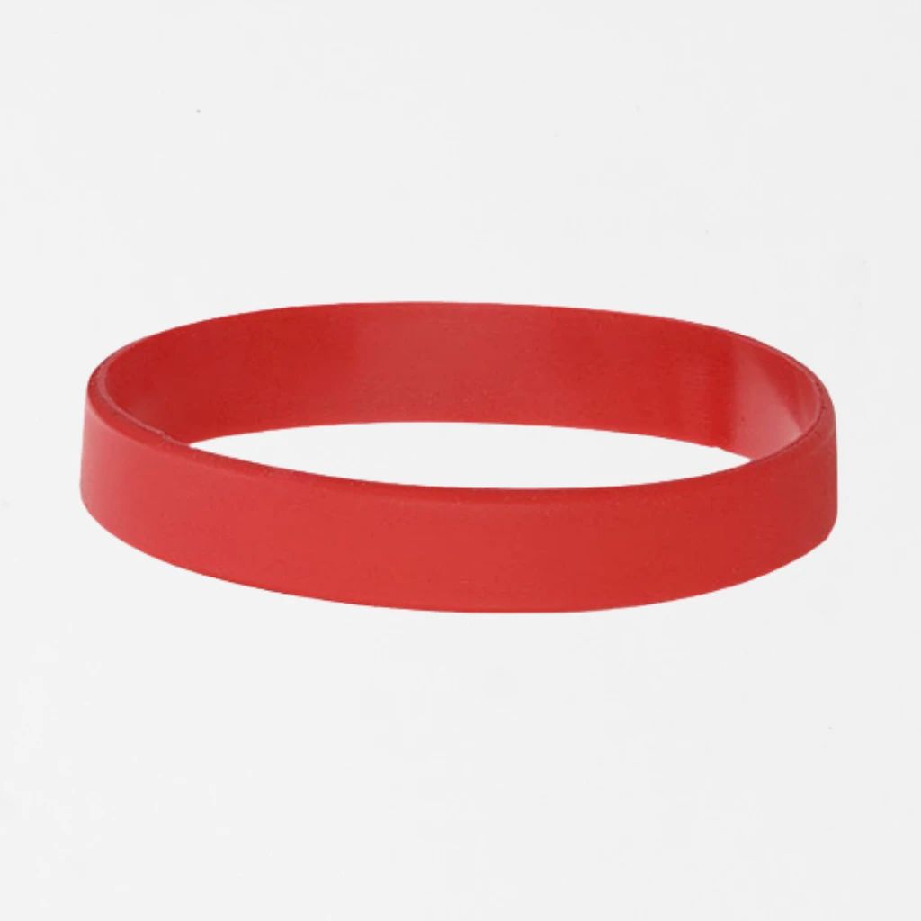 Pulseras de silicona sin personalizar de colores, sin pedido mínimo